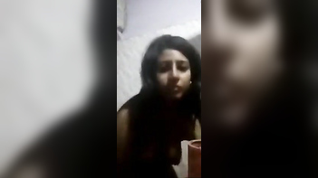 Desi Babe Sneaks Into Bathroom, Flashing Huge Tits and XXX Nipples