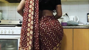 Amazing - Tamil Bhabhi’s Juicy Big Ass in Action, Hot as Hell
