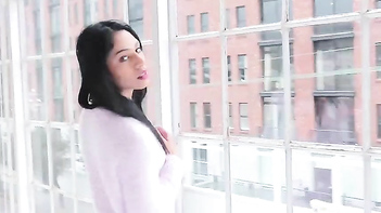 This Hot Indian Model with Tiny Tits Suck Dick and Tease Like a Fucking Pro
