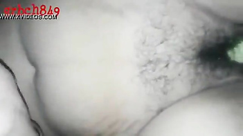 Tamil Chick Gets Wild With A Cucumber In The Dead Of Night