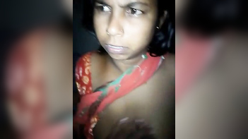 Village Chick Squeezing Her Fucking Massive Tits In Crazy Action