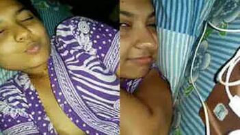 Desi Minx With Perky Tits Records Mind-Blowing Sex Clip Before Bed