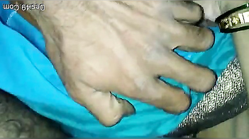 Indian Chick Flashes Her Juicy Tits For Some Rough Touching Action