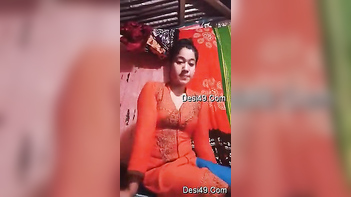 Lovely Desi Teen Hesitantly Reveals Her Small XXX Tits, Damn She’s Hot as Hell