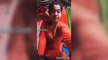 Lovely Desi Teen Hesitantly Reveals Her Small XXX Tits, Damn She’s Hot as Hell