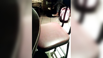 Tamil Chick’s Feet in White Flats at Starbucks Gets Me So Damn Horny
