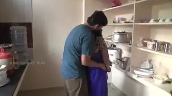 Desi Mom And Son Kitchen Romance Caught On Camera