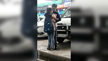 Indian Dude Catches Young Couple Getting Freaky As Hell On Street Cam