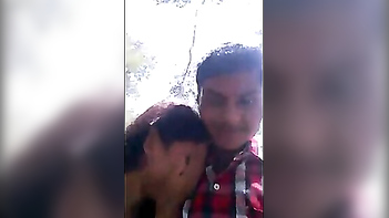 Indian College Couple Caught Red-Handed in Public Outdoor Sex Session