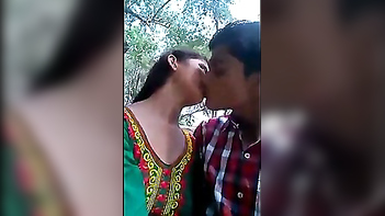 Indian College Couple Caught Red-Handed in Public Outdoor Sex Session