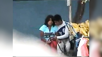 Indian College Girl Gets Pounded Outside, Sexy Outdoor Action With Her Lover