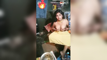 Tit-Twisting Desi Mom Plays with Her Fucking Boobs in Every Captured Moment.