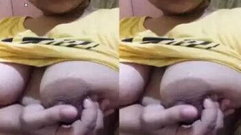 Indian Babe Proves She Freaking Loves Having Her Tits Squeezed Hard As Fuck