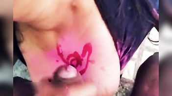 Neighbor Cums All Over Cheating Bhabhi’s Tits During Wild Holi Sex Fest