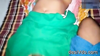 Fondling My Busty Aunty’s Juicy Tits and Pussy, Making Her Moan Like Hell