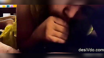 Janaki Aunty Sucks Dick and Licks Cum Like a Pro