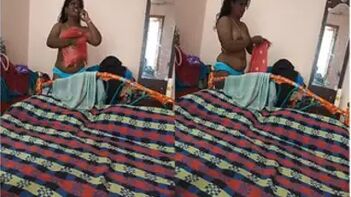 Desi Milf Strips Naked, Masturbates Wildly While Talkin' Dirty On The Phone