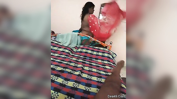 Desi Milf Strips Naked, Masturbates Wildly While Talkin' Dirty On The Phone