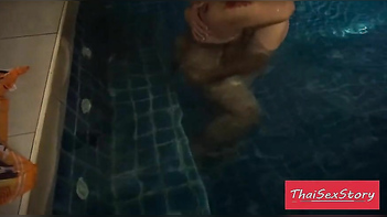 Milf Gets Pounded Hard by Poolside Dick Jockey