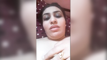 Desi Bhabi Flaunts Her Massive Tits and Perfect Curves in Steamy Selfies.
