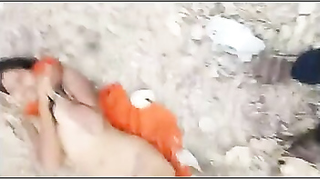 Indian College Girl Gets Pounded Outdoors With Friends