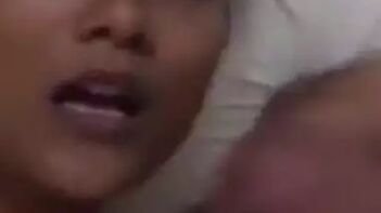 Attractive Girlfriend Greedily Sucks Massive Desi Dick, Moaning Loudly