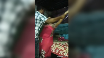 Horny Mom Grins as Man Struggles to Rip Her Clothes Off for Wild Sex.