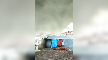 Aunty’s Massive Tits and Juicy Ass Finally Caught Naked in the Fucking Shower