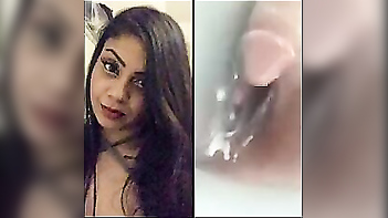 Amazing - My White Dildo Pounding My Desi Pussy Hard