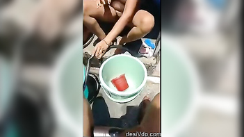 Bhabhi Takes a Bath, Sucks Dick Like a Pro, Cam Action Gets Wild As Shit