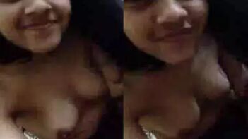Desi Chick Catches Quick Blowjob Session On Camera With Her Massive Tits