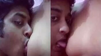 Desi Girl Commands Dude to Film Her XXX Nipples Getting Licked Wildly