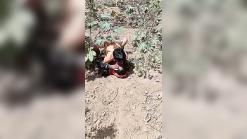 Indian Chick Gets Pounded Hard in the Great Outdoors