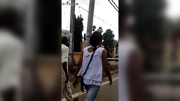 Desi Babe Publicly Flashes Her Juicy Ass and Vibrates Her Clit.