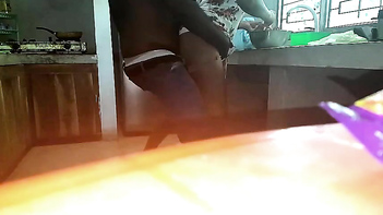 Indian Wife Gets It On In The Kitchen, Satisfies Horny Husband's XXX Desires