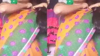 Desi Chick With Juicy, Unshaved Pussy Shows Off Her Massive Tits