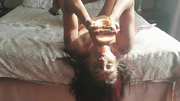 Filthy Desi Slut Slaps Her Face and Pussy, Spits Like a Dirty Bitch.