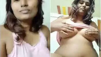 Desi Chick Teases with Covered Nipples, Showing Off Her Amazing Fucking Boobs