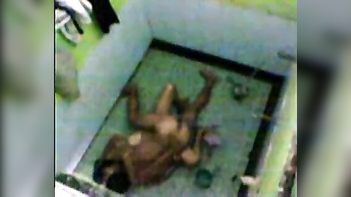 Horny Indian Neighbor Aunty Caught Showering and Fucking Lover on Camera.