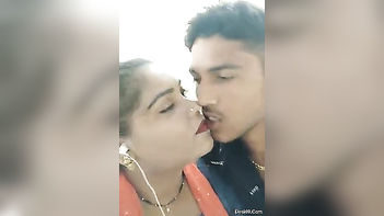 Desi Slut Goes Wild As Macho Man Fucks Her Mouth With His Tongue In XXX Action