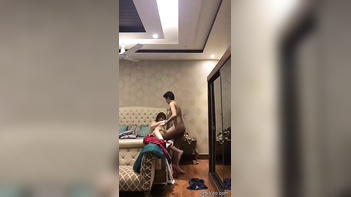 Desi Babe Nails Her Client in Hotel Room - Hardcore Sex Tape Caught on Camera