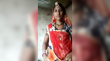 Rajasthani Bhabhi Flashing Tits and Pussy For BF Right In Front of Her Damn Son