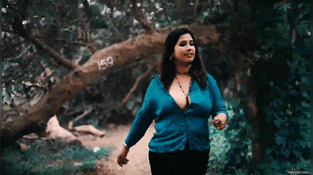 Desi Chick Nandita in Saree Shows Off Her Curvy Ass and Tits