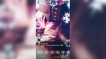 Desi Girl Goes Wild in Live App Video, Sucking Dick and Moaning Loud