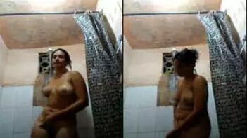 Chubby Indian Slut Masturbates Her Xxx Clit While Relaxing in the Shower