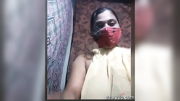 Kavita Bhabi Strips, Big Boobs and Ass Teasing Her Fucking Followers Wild