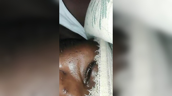 Hubby Teasing Wife’s Standing Nipples, Semi-Naked Action