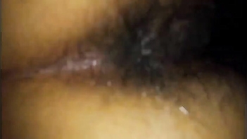 Hairy Pussy and Ass Action with a Dirty-Talking Busty Slut