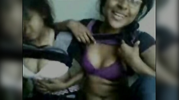Indian Teen Sluts Flashing Big Tits In Dorm Room Orgy