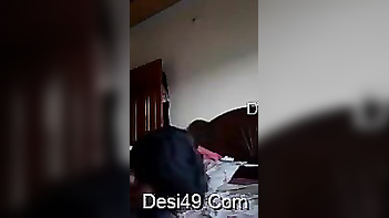 Indian Babe Kissing Lover, Slowly Pulling Off Her Pink Bra, Fucking Sexy As Hell